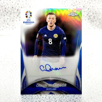 Callum McGregor Auto #CA-CM 2024 Topps Chrome UEFA Euro