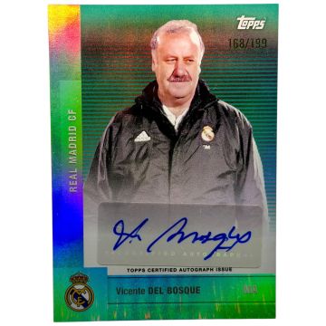 Vicente del Bosque 2025-26 Topps Real Madrid Team Set Autograph #BC-DB  168/199 – Real Madrid