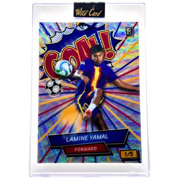 Lamine Yamal 2024 Wild Card Comix - Rookie RC GOAL 1/5 #ACGB- LY4 FC Barcelona