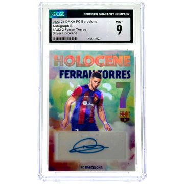 Ferran Torres 2023-24 Daka FC Barcelona - Holocene Auto 28/29 #AU2-2 CGC 9
