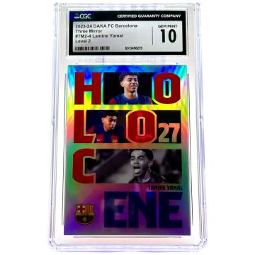 Lamine Yamal 2023-24 Daka FC Barcelona - Three Mirror Holocene 09/10 #TM2-4 CGC 10