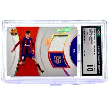 Pedri 2023-24 Daka FC Barcelona - Ineffable Jersey Game Used Relic 02/50 #JSY-7 CGC 10