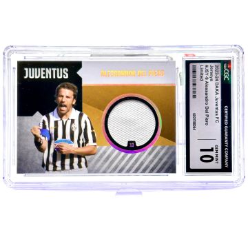 Alessandro Del Piero 2023-24 Daka Juventus - Jersey Player Worn Relic 09/70 #JSY-9 CGC 10