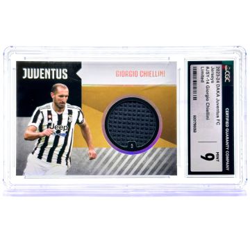 Giorgio Chiellini 2023-24 Daka Juventus - Jersey Player Worn Relic 43/70 #JSY-14 CGC 9