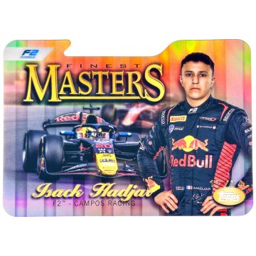 Isack Hadjar 2024 Topps Finest Formula 1 - F2 Masters Die-cut 17/74 #MST-12 Campos Racing