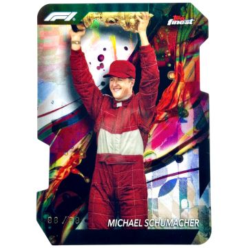 Michael Schumacher 2024 Topps Finest Formula 1 - Common Die-Cut 98/99 #91 Ferrari
