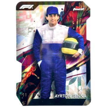 Ayrton Senna 2024 Topps Finest Formula 1 - Common Die-Cut 18/99 #74 McLaren