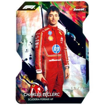 Charles Leclerc 2024 Topps Finest Formula 1 - Uncommon Die-Cut 61/75 #103 Ferrari
