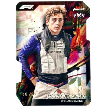 Franco Colapinto 2024 Topps Finest Formula 1 - Common Die-Cut Rookie RC 13/99 #20 Williams