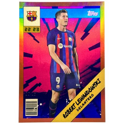 Robert Lewandowski 2022-23 Topps FC Barcelona Fan Set - Heroes 22/25 #BAH-7