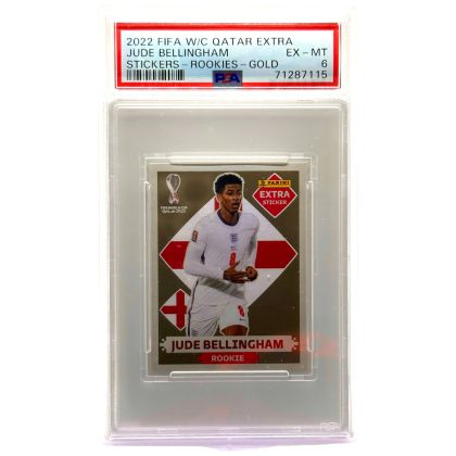 Jude Bellingham 2022 Panini Gold Extra Sticker Rookie #EX-MT PSA 6