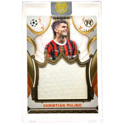 Christian Pulisic 2025 Topps Reverence Jumbo Relic 16/25 #RJR-CP AC Milan