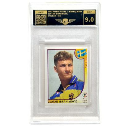 Zlatan Ibrahimovic 2002 Panini World Cup Korea Japan - ROOKIE #456 Suedia AP 9