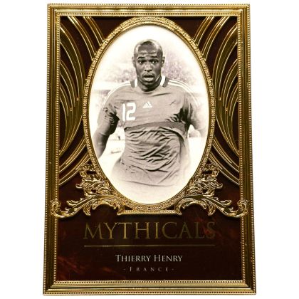 Thierry Henry 2025 Futera Unique Mythicals - Gold Frame 24k 8/10 #MYG20 Franta