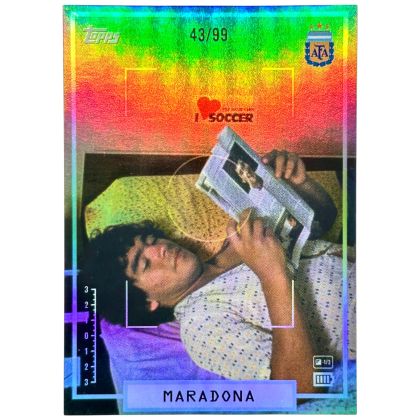 Diego Maradona 2025 Topps Argentina Focus 43/99 #31 Argentina