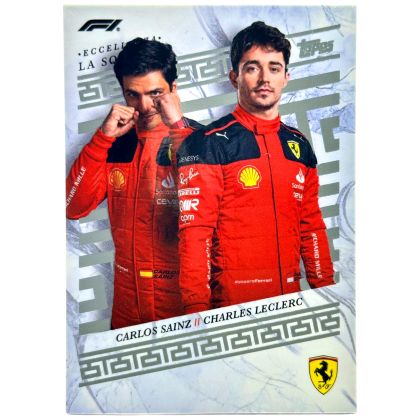 Charles Leclerc / Carlos Sainz 2023 Topps Formula 1 Eccellenza - La Squadra Ferrari