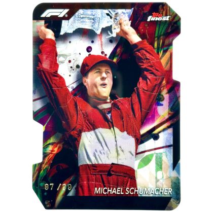 Michael Schumacher 2024 Topps Finest Formula 1 - Common Die-Cut 97/99 #98 Ferrari