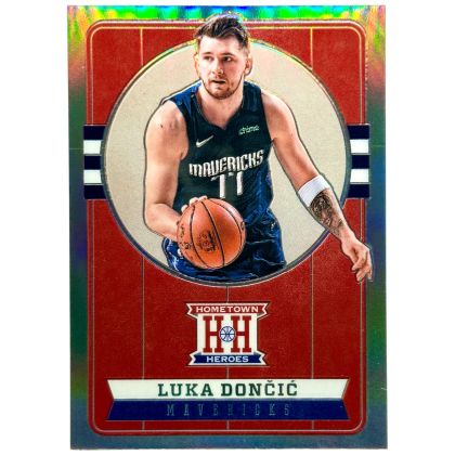 Luka Doncic 2019-20 Panini Chronicles - Hometown Heroes Silver Prizm Dallas #549 Mavericks