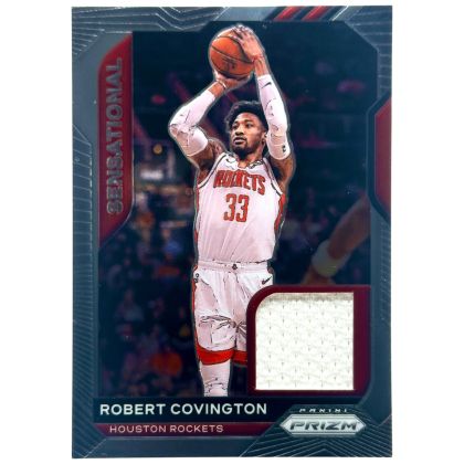 Robert Covington 2020-21 Panini Prizm - Sensational Swatches Game Worn Relic #42 Houston Rockets