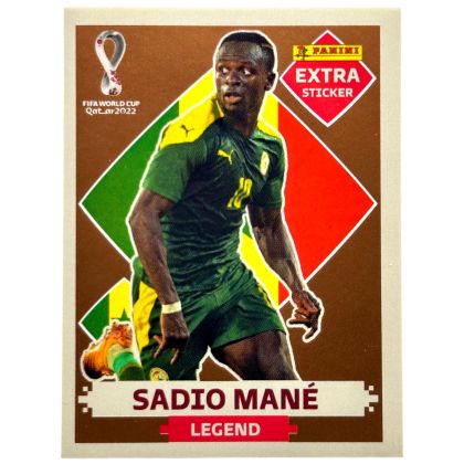 Sadio Mane 2022 Panini Fifa World Cup Quatar - Extra Sticker BRONZE Senegal