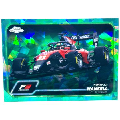 Christian Mansell 2024 Topps Chrome Sapphire F3 #136 54/99