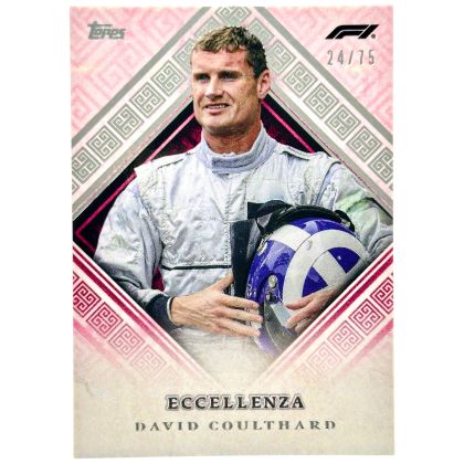 David Coulthard 2024 Topps Eccellenza Formula 1 - PINK Veterano 24/75 Mclaren