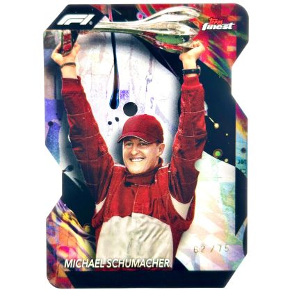 Michael Schumacher 2024 Topps Finest Formula 1 - Uncommon Die-Cut 62/75 #191 Ferrari