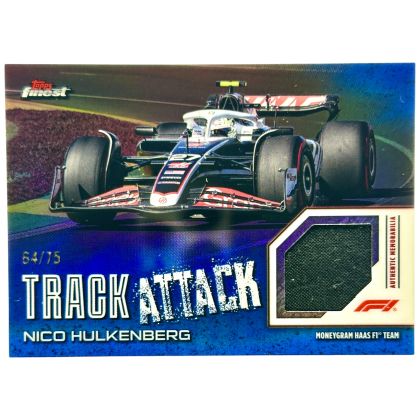 Nico Hulkenberg 2024 Topps Finest Formula 1 - Track Attack Relic 64/75 #TAR-HUL Haas