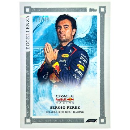 Sergio Perez 2023 Topps Eccellenza Formula 1 - BLUE 23/49 Red Bull