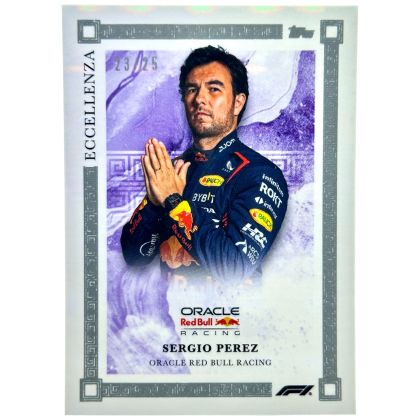Sergio Perez 2023 Topps Eccellenza Formula 1 - PURPLE 23/25 Red Bull
