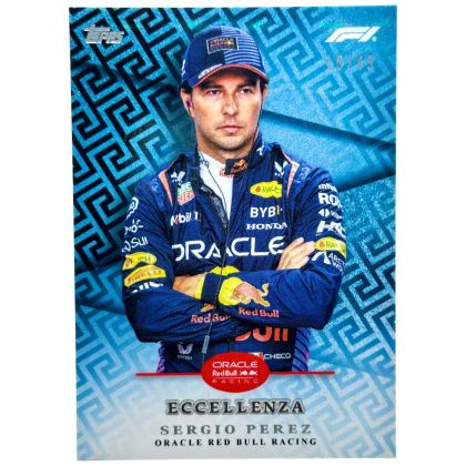 Sergio Perez 2024 Topps Eccellenza Formula 1 - BLUE 15/49 Red Bull