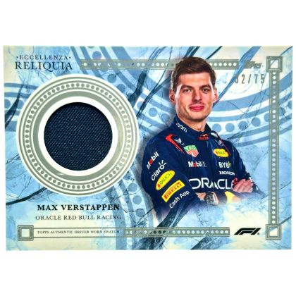 Max Verstappen 2023 Topps Eccellenza - Reliquia Driver Worn Patch 32/75 Red Bull Racing
