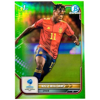 Nico Williams 2022 Topps Chrome 1st Bowman #131 93/199 Spania