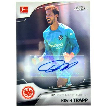 Kevin Trapp 2022-23 Topps Chrome Bundesliga AUTO Eintracht Frankfurt