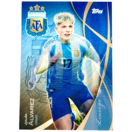 Alejandro Garnacho / Julian Alvarez 2024 Topps Lineage Argentina - Lenticular  #LL-1