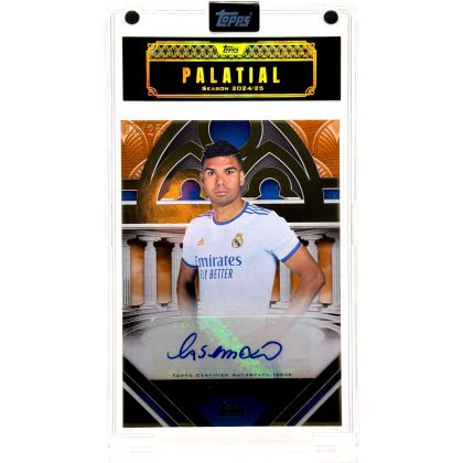 Casemiro 2024-25 Topps Palatial AUTO 2/25 #PACA Real Madrid