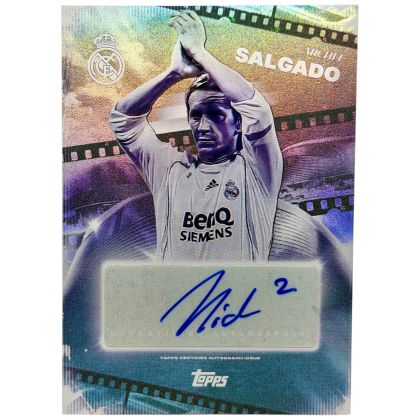 Michel Salgado 2025-26 Topps Los Blancos La casa Blanca AUTO #LC-MS Real Madrid