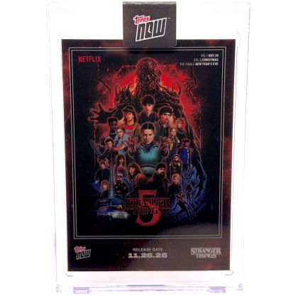 Stranger Things 2025 Topps NOW Season 5 STRA Release date 26 Nov. 2025