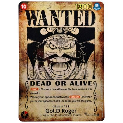 Gol.D.Roger One Piece - WANTED SP SEC OP09-118 OP13 Carrying on His Will