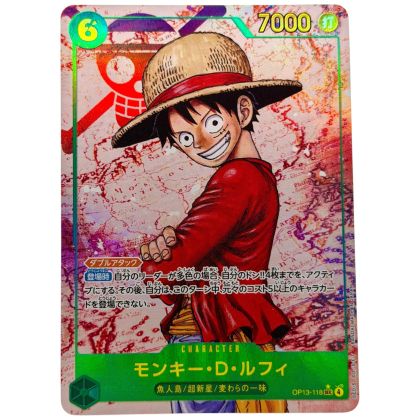 Monkey D. Luffy - OP13-118 SEC AA - Japanese - One Piece Card