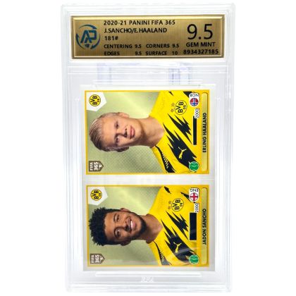 Jadon Sancho / Erling Haaland 2020-21 Panini FIFA 365 Sticker #181 AP 9.5 (85)