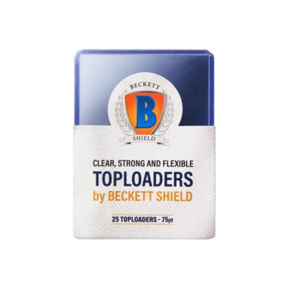 Beckett Shield - Toploader 75 pt (25 Pieces)