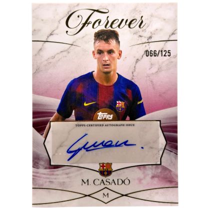 Marc Casado 2025-26 Topps Forever FC Barcelona AUTO #FM-MC 66/125 FC Barcelona