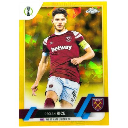 Declan Rice 2023 Topps Chrome 48/99 #41 West Ham United