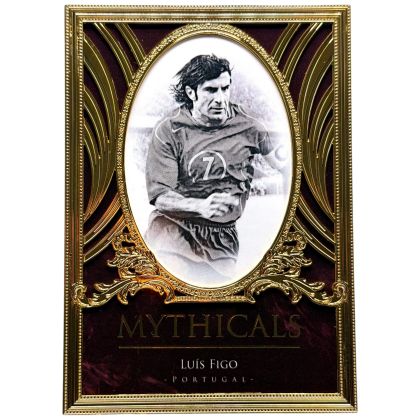 Luis Figo 2025 Futera Unique - Mythicals Goldframe 8/10 #MY-G15 Portugalia