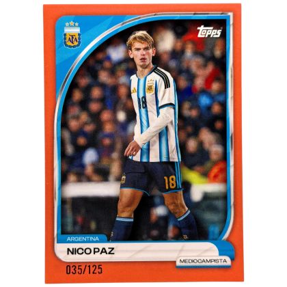 Nico Paz 2026 Topps Collector Tin Argentina - 035/125 #10