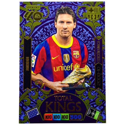 Lionel Messi 2025-26 Panini XL Adrenalyn Dream Box Total Kings 2009-10 Edicion Unica Trophy #459 FC Barcelona