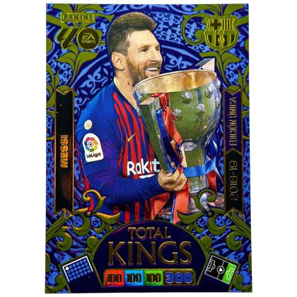 Lionel Messi 2025-26 Panini XL Adrenalyn Dream Box Total Kings 2018-19 Edicion Unica Trophy #455 FC Barcelona