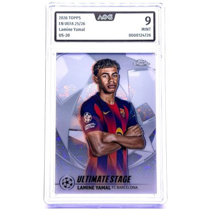 Lamine Yamal 2025-26 Topps Chrome 2025-26 - Ultimate Stage #US-20 FC Barcelona AOG 9
