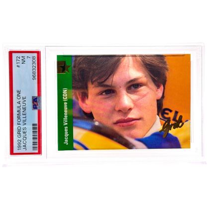 Jaques Villeneuve 1992 Grid Formula One - Rookie #172 PSA 7 